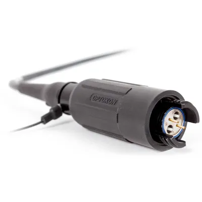 Гібридний волоконно-оптичний конектор Optokon HMAOP-JF-HX з мідними проводами IP68