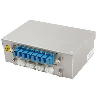 Гібридний настінний сплайс-бокс для оптики і живлення FTTH