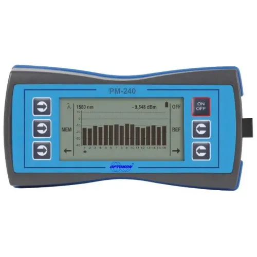 PM-240-SNMT + LS-240-SNMT — комплект для тестування багатоволоконних SN-MT кабелів до 16 волокон