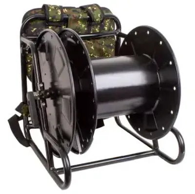 Рюкзачный кабельный барабан OPTOKON RBD-500-BF для тактического оптического кабеля