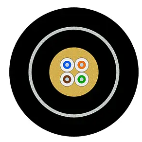 Тактичний двошаровий оптичний кабель Double Jacketed Tactical Cable