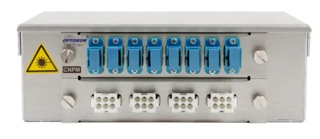 Гібридний сплайс-бокс для оптики та живлення FOH — компактна настінна шафа | OPTOKON