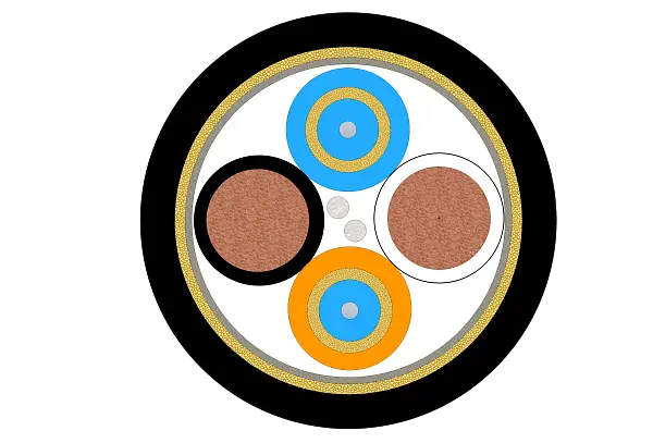 Гібридний кабель Hybrid Cable 2F + 2×CuSn (оптика + живлення)