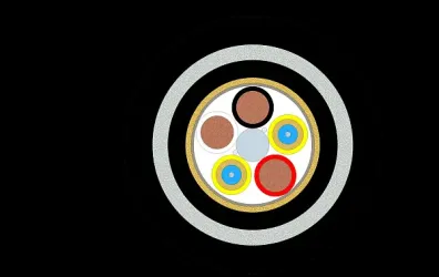 Гібридний високоміцний кабель OPTOKON — 2F + 3×CuSn 