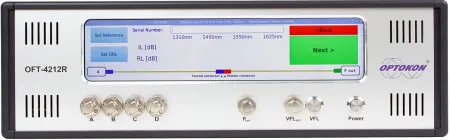 OFT-4212-MCMU та OFT-4212R — тестові станції для оптоволоконних з’єднань (16 / 4 канали) | OPTOKON