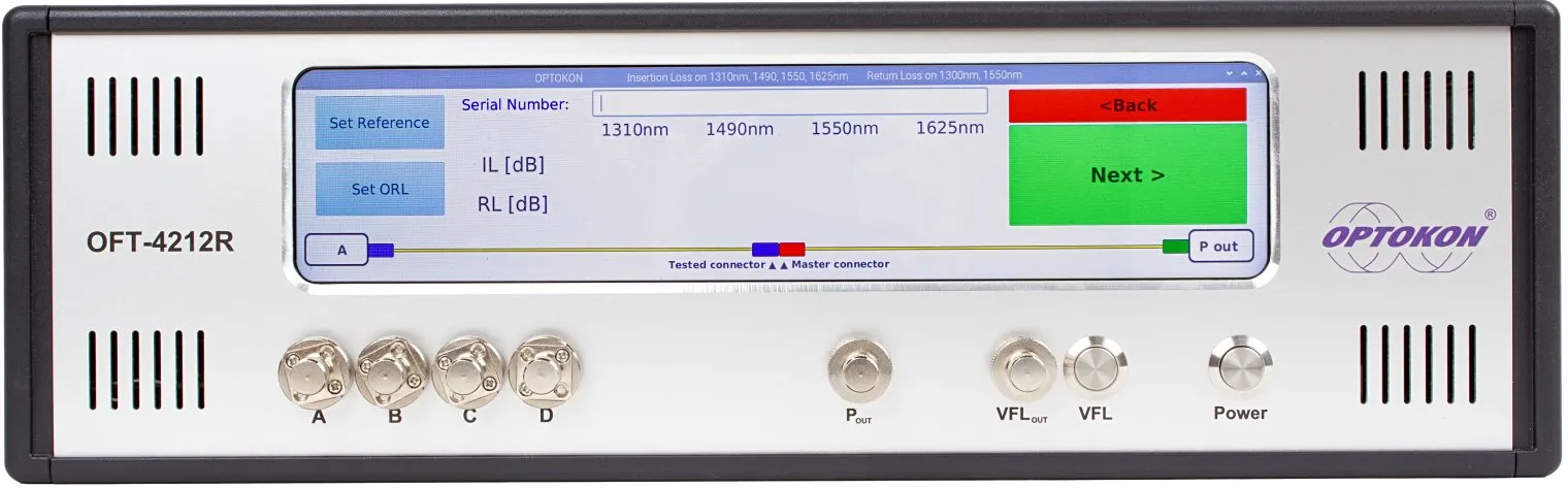 Волоконно-оптична випробувальна станція OFT-4212-MCMU
