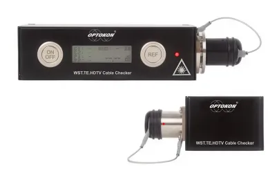 WST.TE.HDTV — гібридний SMPTE тестер кабелів (оптика + мідь) | Перевірка волокна та мідних пар