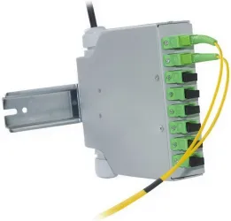 DIN BOX Optokon — розподільча коробка для оптоволокна на DIN-рейку