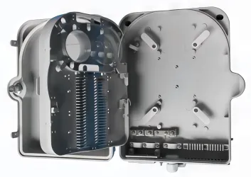 Оптичний термінаційний бокс MOTB-X24A 24-порт FTTH, PLC-сплітери, IP54