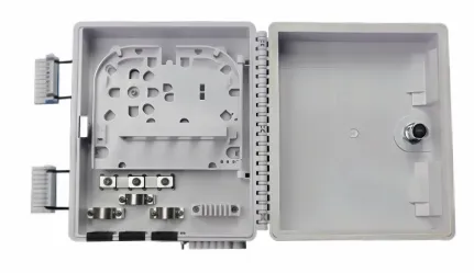 Оптична настінна крос-коробка MOTB-X31A | Термінальний бокс до 12 FTTH