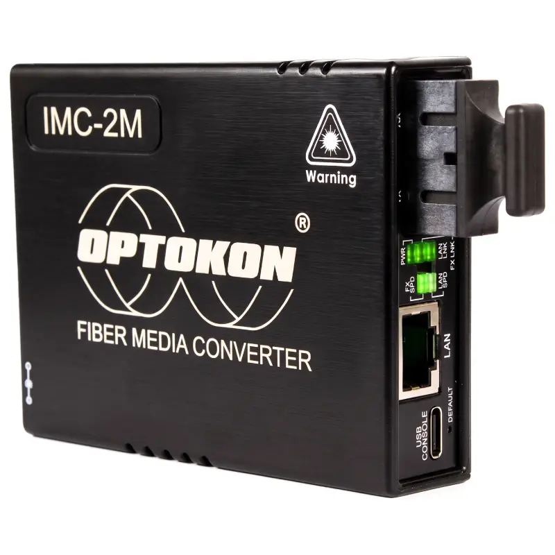 IMC-2M — керований Gigabit Ethernet медіаконвертер 10/100/1000Base-T у 100/1000Base-X SFP