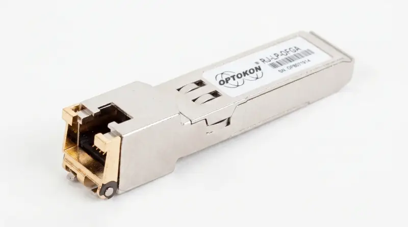 SFP модуль із роз\'ємом RJ-45 1Gb / 10 Gb